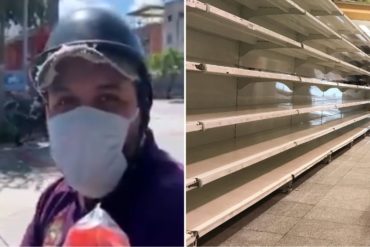 ¡DESESPERADO! “El dinero y la comida se va a acabar”: el testimonio de un venezolano que salió a buscar comida para su bebé ante la cuarentena (+Video)