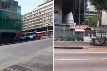 ¡LE MOSTRAMOS! Así lucen las calles en cuarentena del oeste de Caracas este #18Mar (+Fotos)