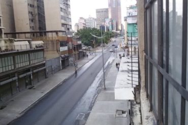 ¡VEA! Así de desolada se encuentra Caracas en el inicio de la cuarentena que ordenó Maduro (+Video)