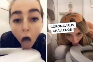 ¡INSÓLITO! “Corona Challenge”: El incomprensible reto que se viraliza en TikTok en plena pandemia y que consiste en “lamer inodoros” (+Video)