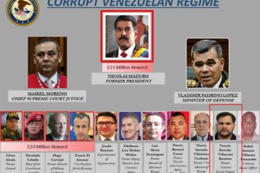 ¿LES LLEGÓ LA HORA? Estos son los gravísimos cargos por los que EEUU imputa a Nicolás Maduro (sentencias van desde 20 años hasta cadena perpetua)