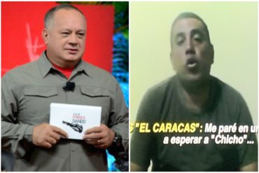 ¿MONTAJE? Diosdado revela grabación de un hombre que asegura que le pagaron para apuntar con un arma a Guaidó en Lara (+lo que le habrían pagado +lo detuvieron)