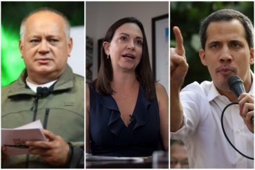 ¡SE LA TIRA DE GRACIOSO! «Epa, verifícate allí si María Corina está conecta»: La mofa de Diosdado sobre «incidente» de la dirigente con Guaidó (+Video)