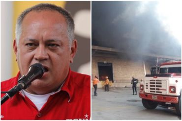 ¡BIEN MALCRIADO! Cabello sobre incendio del CNE: “Quemen lo que quieran quemar, aquí habrá elecciones este año”