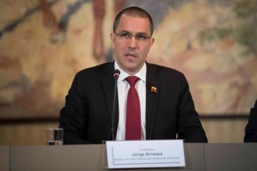 ¡PATALETA! Arreaza denuncia al gobierno de Brasil por “forzar la salida” del personal diplomático del régimen