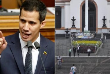 ¡FIRME! “Oscar Pérez al Panteón Nacional”: El mensaje de respaldo de Guaidó a las pancartas que amanecieron en ese lugar este 02-Mar