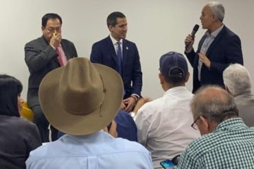 ¡SEPA! Guaidó mantuvo una reunión con dirigentes agropecuarios del país