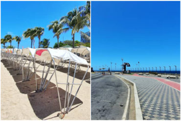 ¡DESOLADO! Así lucen playas y calles de La Guaira durante decreto de cuarentena (+Fotos)