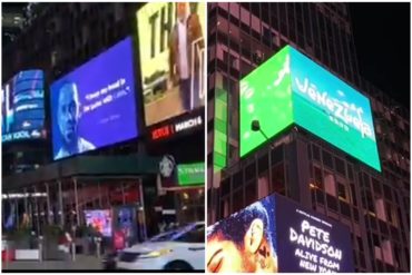 ¡EN EL IMPERIO! Maduro promociona campaña publicitaria sobre Venezuela en pleno Times Square (+El dineral que debió pagar) (+Video)