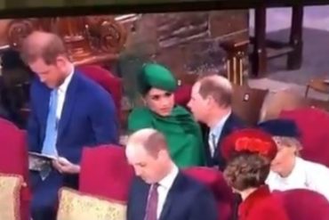 ¡NI SE MIRARON! Frialdad total: El incómodo reencuentro ante las cámaras de Harry y Meghan con Wllliam y Kate (+Video)