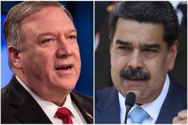 ¡DURO! Pompeo descarta una posible negociación con Maduro: “Nuestra política es no negociar con él nada que no sea su salida” (+Video)