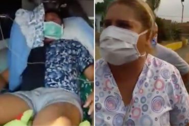 ¡TERRIBLE! En Barinas negaron surtir gasolina a una ambulancia que trasladaba a un enfermo (+Video)