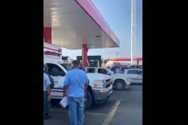 ¡EN PLENA PANDEMIA! Autoridades policiales en Carabobo informan a usuarios que no habrá gasolina en el estado “hasta nuevo aviso” (+Video)