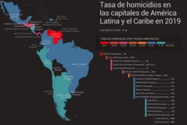 ¡ATENTOS! La abrumadora tasa de homicidios en Caracas, la capital más violenta de América Latina