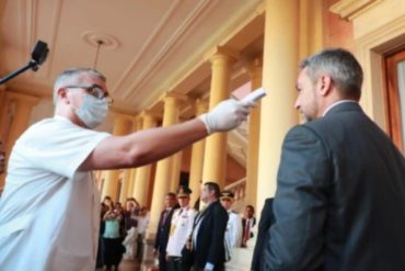 ¡VEAN! Así se realizan los controles contra el coronavirus en el Palacio de Gobierno de Paraguay (+Video)