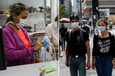 ¡SE LO MOSTRAMOS! Uso de mascarillas evidencia la incertidumbre de los venezolanos ante el coronavirus (+Fotos)