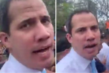 ¡ENTÉRESE! Guaidó sobre la marcha del #10Mar: Había unos infiltrados que los utilizaron como excusa para reprimir (+Video)