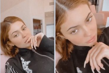 ¡VEA!  El repentino cambio de look de Kylie Jenner mientras está en cuarentena (+Fotos)