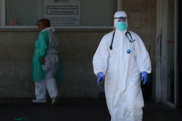 ¡LAMENTABLE! Fallece una doctora de 28 años por coronavirus en España y reportan más de 12.000 contagios en el sector salud