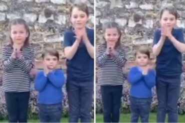 ¡LINDO! El conmovedor video de la princesa Charlotte, el príncipe George y Louis dirigido a los trabajadores de la salud que se enfrentan al covid-19