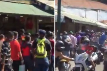 ¡AH, OK! Así se vio el mercado de Petare en el primer día de cuarentena colectiva (+Video +La gente no se quedó en casa)