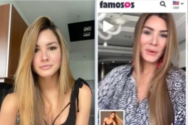 ¡VEA! “Nadie obliga a nadie”: Osmariel Villalobos se pronunció una vez para justificar su participación en la app “Famosos” (+Video)