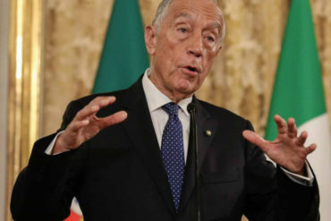 ¡LIBRE DE VIRUS! Presidente de Portugal dio negativo a segundo test de Covid-19 y abandona cuarentena