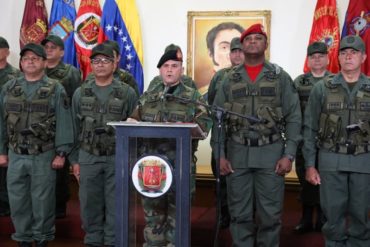 ¡QUÉ MIEDO! La FANB amenaza con capturar a “apátridas, terroristas o fuerzas extranjeras” que pongan un pie en Venezuela