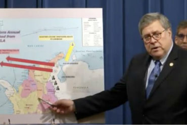 ¡SE LO DETALLAMOS! Procurador de EEUU William Barr reveló la ruta del tráfico de drogas de las FARC a través de Venezuela (pasaría por Zulia y de allí al Caribe)