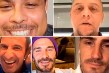 ¡IMPELABLE! “Los Galácticos” del Real Madrid se reencontraron en un Instagram Live y este fue el resultado (+Video)