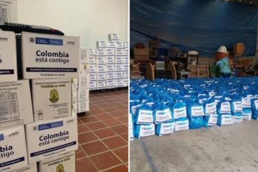 ¡SOLIDARIOS! En Colombia entregaron 35.000 mercados a migrantes venezolanos en medio de la cuarentena (+Fotos)