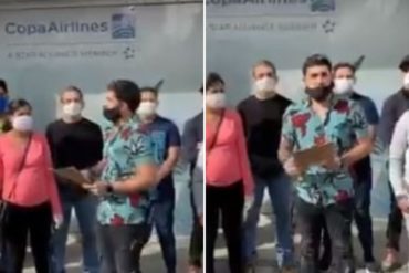 ¡DESESPERADOS! Un grupo de más de 170 venezolanos varados en Chile exige habilitar un vuelo para regresar al país (+Video)