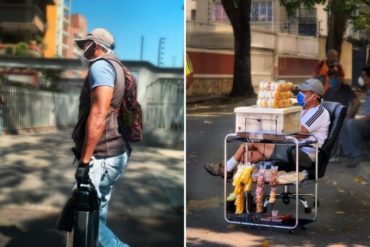 ¡CRISIS! Venezolanos salen a la calle para trabajar pese a la orden de cuarentena (+Fotos)