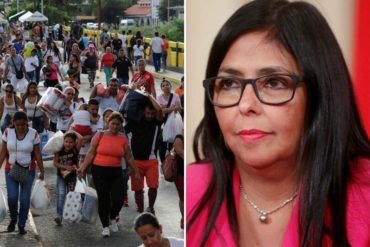 ¿DE VERDAD? La absurda explicación de Delcy Rodríguez sobre el retorno de algunos migrantes: «Regresan porque aquí la salud es gratuita» ¿DE VERDAD? La absurda explicación de Delcy Rodríguez sobre el retorno de algunos migrantes: «Regresan porque aquí la salud es gratuita»