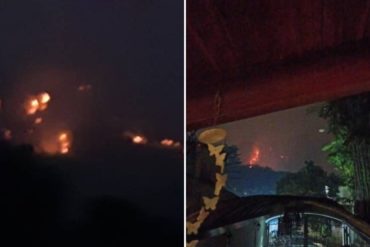 ¡GRAVE! Fuerte incendio se registró en el parque Vicente Emilio Sojo en El Paraíso este #11Abr (+Fotos +Video)