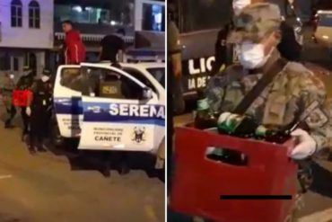 ¡POR IMPRUDENTES! Detenidos 11 venezolanos que armaron una “rumba” en plena cuarentena en Perú