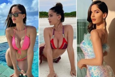 ¡BOMBA SEXY! La exnovia de Maluma se quita la pieza inferior de su bikini y calienta las redes (+Foto)