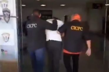 ¡VÉALO! Así fue capturado Renny Flores, presunto agresor de un hijastro de 4 años (+Video)