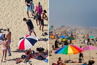 ¡QUÉ LOCURA! Las playas de California están llenas de gente pese a la orden de distanciamiento y cuarentena (+Fotos escandalosas)