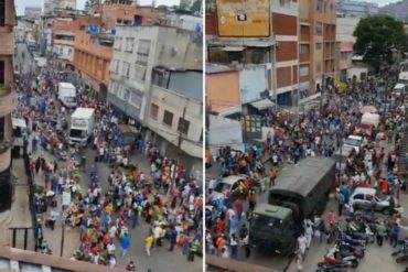 ¡DE ESPANTO! Venezolanos inundan las calles de Catia en busca de alimentos tras anuncios de Maduro este #24Abr (+Video alarmante)