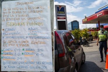 ¡ATENTOS! El aviso en la estación PDV de La Florida que confirma inicio del plan “pico y placa” y sin aviso (+Horario para surtir gasolina)