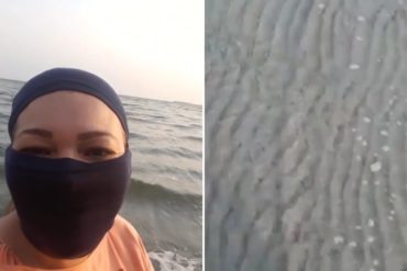 ¡HERMOSO! Reportan que las aguas del Lago de Maracaibo lucen cristalinas tras la cuarentena (+Video)