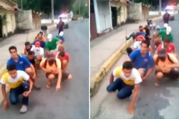 ¡VEA! “No debo salir de casa”: así habrían humillado a venezolanos por presuntamente no cumplir las medidas preventivas de cuarentena (+Video)