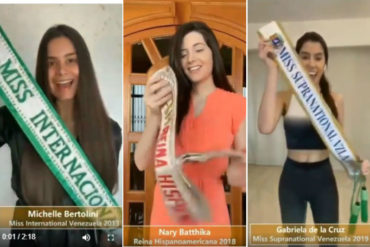 ¡NO SE LO PIERDA! Estas exmisses venezolanas se unieron para hacer el MakeUpChallenge