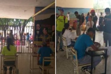 ¡QUÉ PELIGRO! Así imcumplen el distanciamiento social al recibir a los migrantes venezolanos en la frontera (+Fotos)
