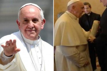 ¡VAYA, VAYA! Graban al papa Francisco diciendo que el whisky es “la verdadera agua bendita” pero censuran el video