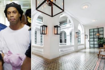 ¡VEA! Así es el lujoso hotel de Paraguay donde Ronaldinho cumplirá la prisión domiciliaria (+Fotos + suma de la fianza)