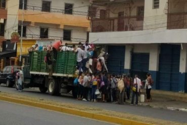 ¡EL CAOS! En Yaracuy no hay distanciamiento social que valga ante la escasez de gasolina (+Foto)