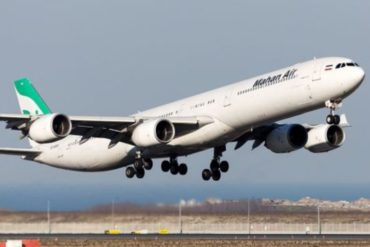 ¡LE CONTAMOS! Sexto vuelo de la sancionada aerolínea iraní aterrizó en la Península de Paraguaná este #27Abr (+Prueba)