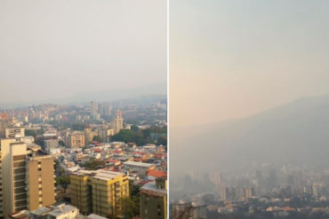 ¡PENDIENTES! Reportan densa calima en la Gran Caracas por las altas temperaturas (Alertan que podría empeorar síntomas de coronavirus) (+Fotos)